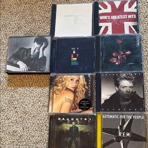 CD Album Collection with Various Artists